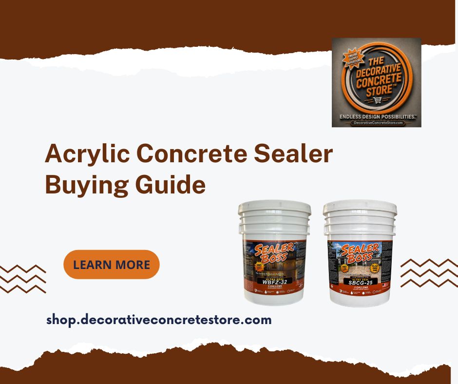 Acrylic Concrete Sealer Buying Guide