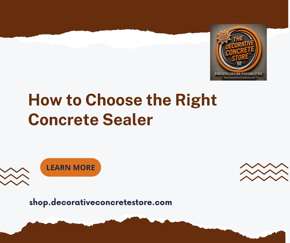 How to Choose the Right Concrete Sealer