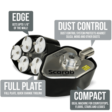 Scarab Compact Countertop and Floor Polisher Grinder By WerkMaster image 1
