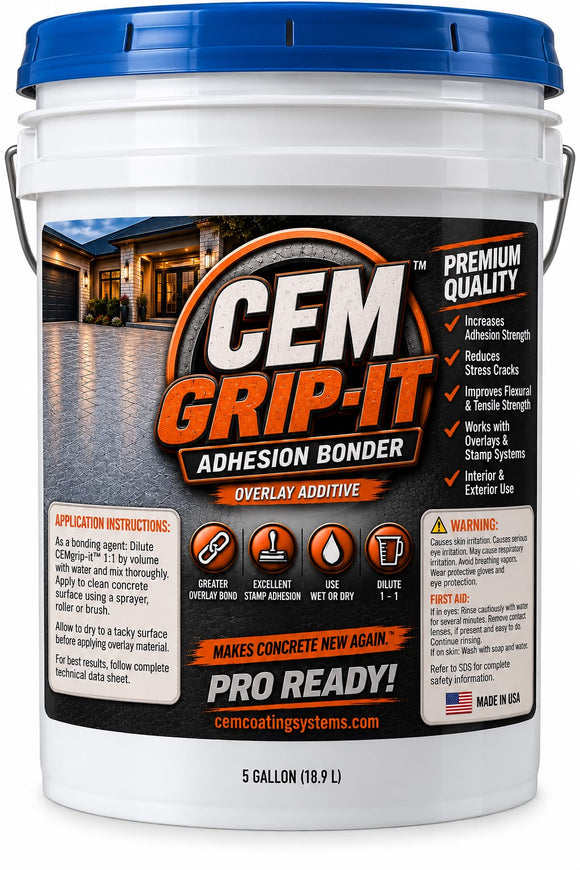 CEM Grip-IT concrete bonding agent 5 gallon