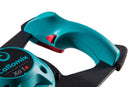 Close-up of the Collomix Xo 1 R mixer handle and red trigger