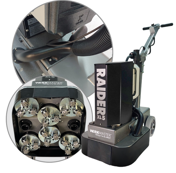 The Raider XL5 Concrete Polisher Grinder By WerkMaster image 0
