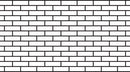 Facebrick stencil pattern with horizontal rows of rectangular bricks and staggered joints