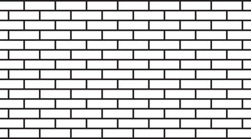 Facebrick stencil pattern with horizontal rows of rectangular bricks and staggered joints