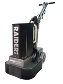 WerkMaster Raider XL5 concrete grinder and polisher shown from a front angled view