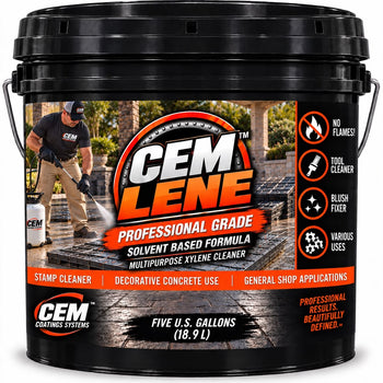 Black 55-gallon drum representing the Xylene cleaning solvent option