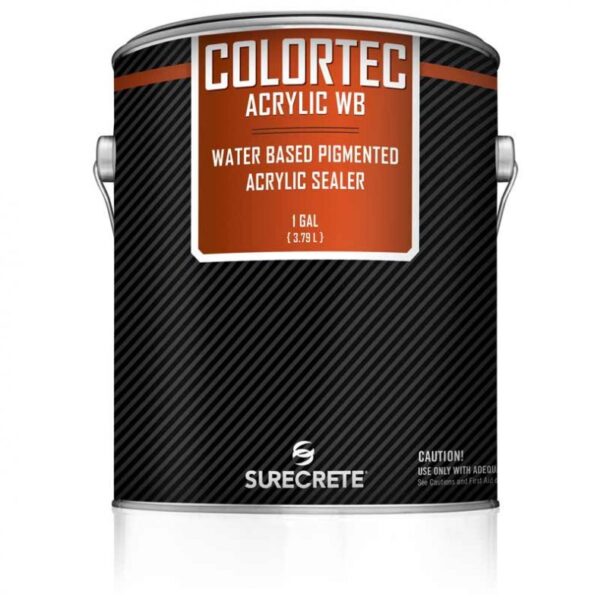 1 Gallon Colored Water Based Outdoor Concrete Paint And Sealer Colortec Acrylicwb™