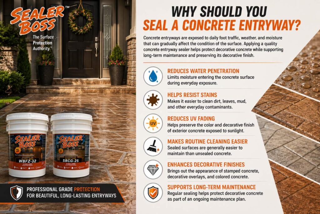 Seal a Concrete Entryway