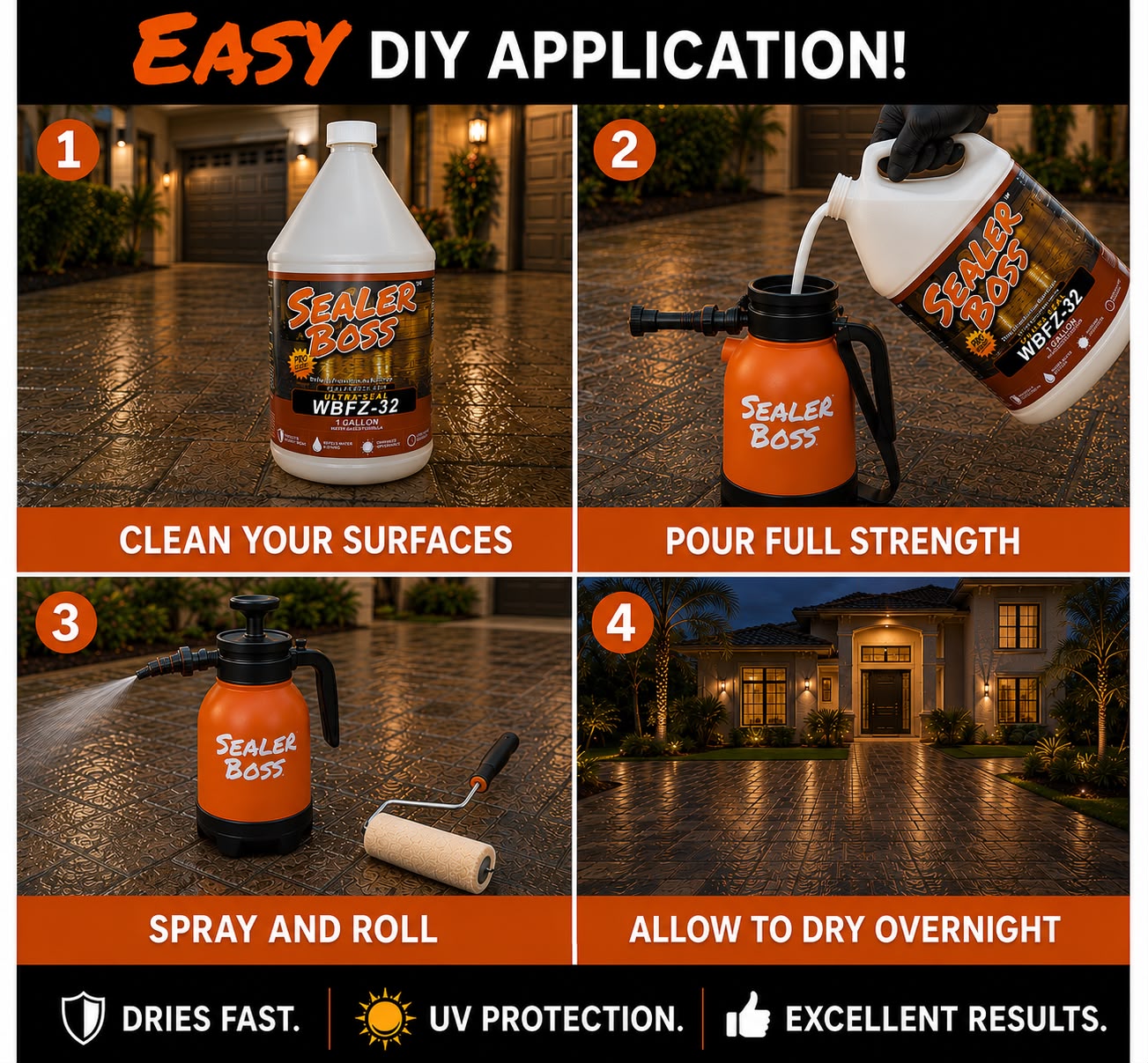 Sealer Boss Ultra Seal WBFZ 32 DIY Application