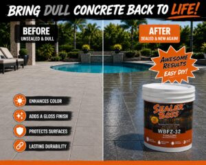 Sealer Boss Ultra Seal WBFZ 32 before and after