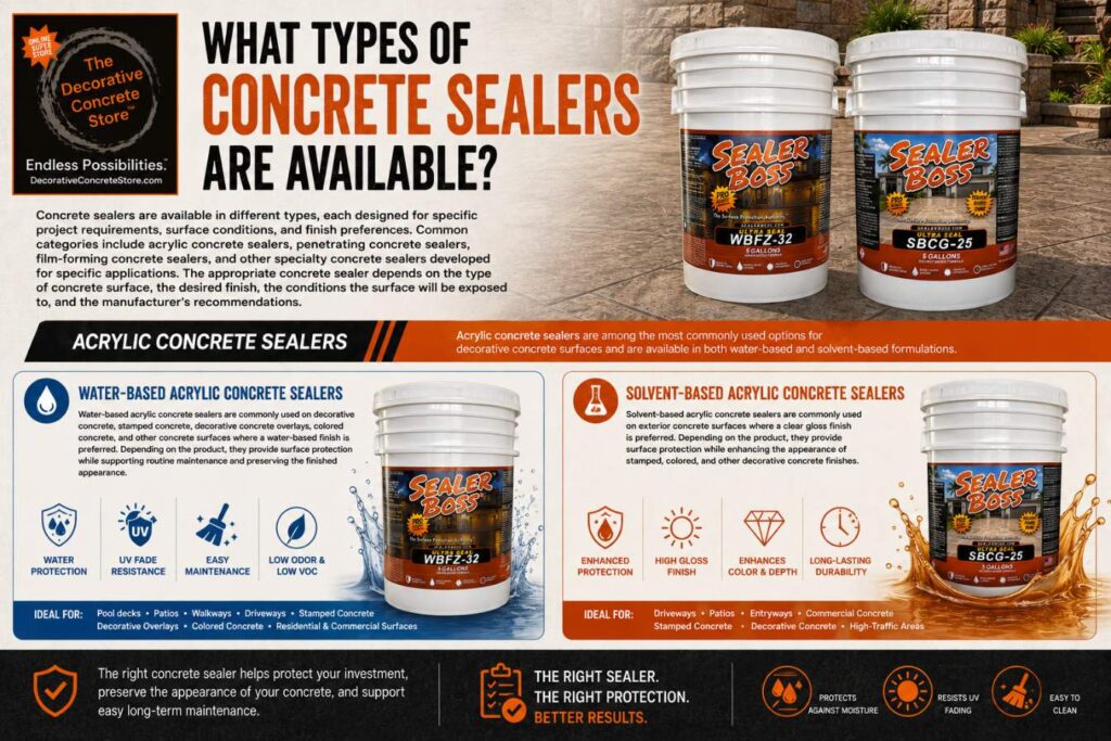 Types of Concrete Sealers