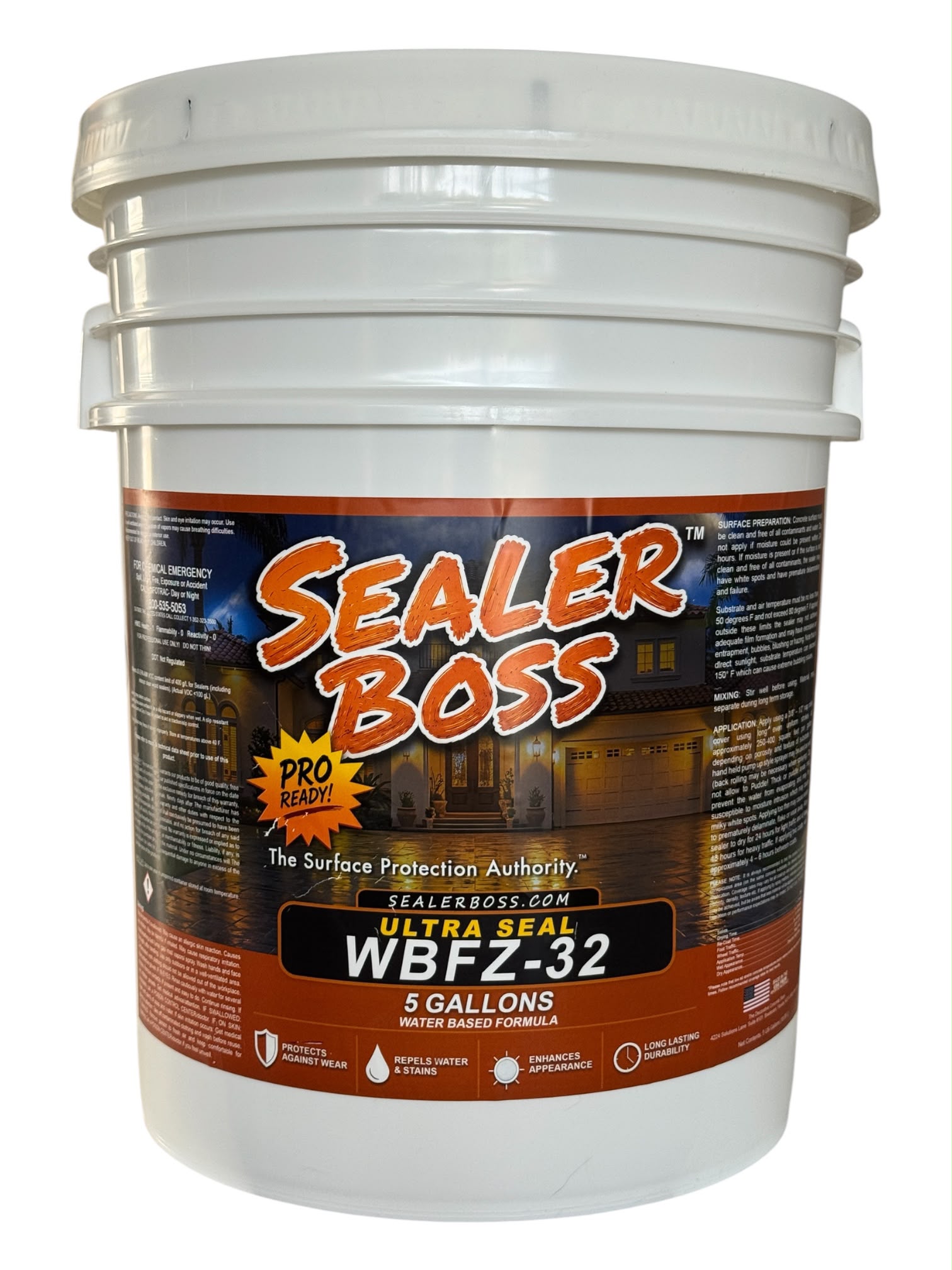 Water Based Concrete Sealer Sealer Boss Ultra Seal WBFZ