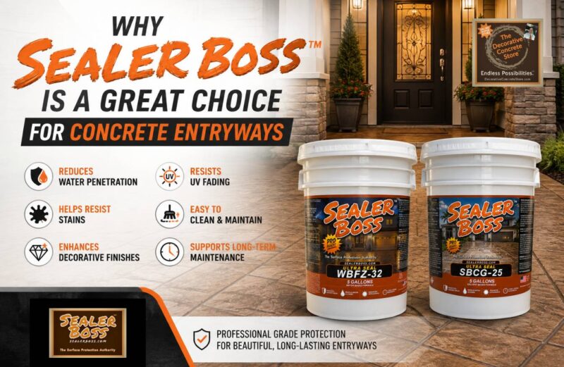 Why Sealer Boss Is a Great Choice for Concrete Entryways