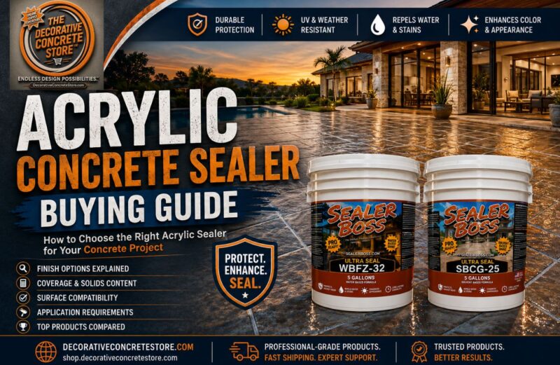 Acrylic Concrete Sealer Buying Guide