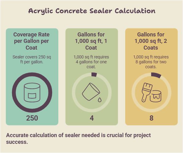 Acrylic Concrete Sealer Calculation