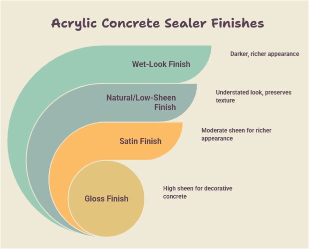 Acrylic Concrete Sealer Finishes