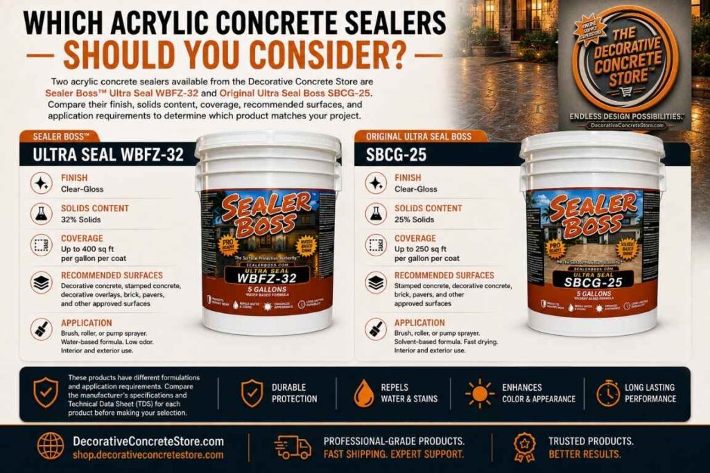 Acrylic Concrete Sealers Should You Consider