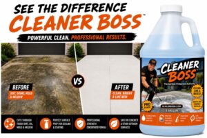 Cleaner Boss before and after