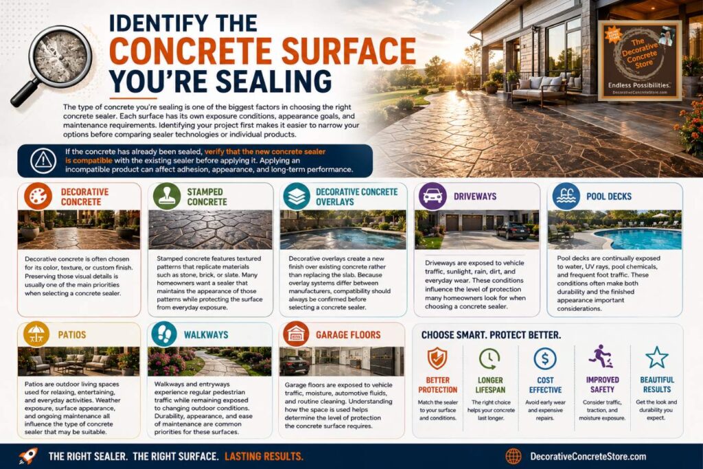 Identify the Concrete Surface You're Sealing