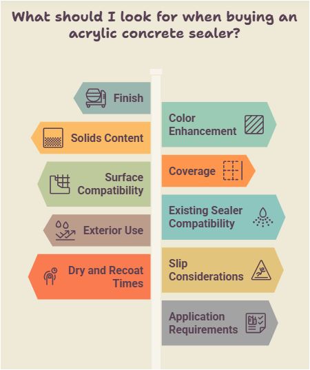 Look for When Buying an Acrylic Concrete Sealer