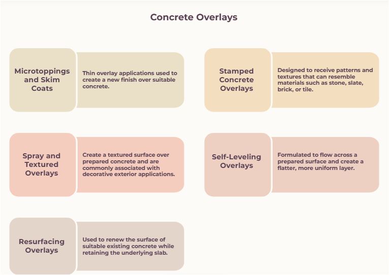 Types of Concrete Overlays